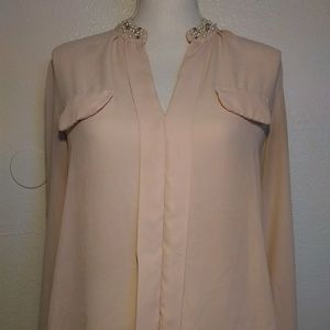 Candie's Pink Pearl Blouse